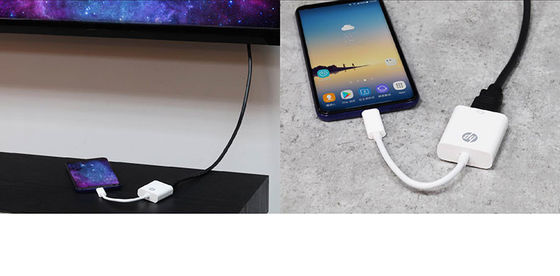 Gold Plated Connector HP USB HDMI Adapter 3.0m For Charging Data Transmission