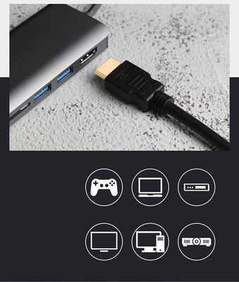 HD Support PS4 3D 8K HP Audio Cables HDMI For COMPUTER Multimedia