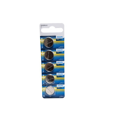 Long Lasting Performance Lithium Button Battery Philips CR2016P5B/97