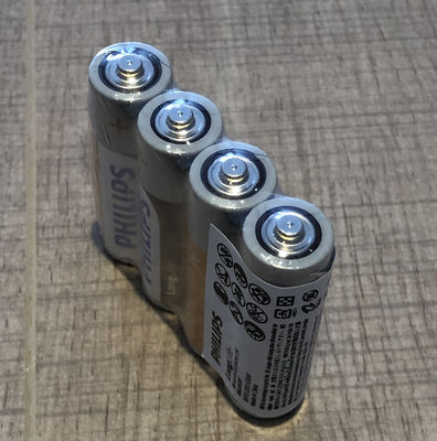 Clocks Controls Philips AA Carbon Battery 1.5V Zinc Chloride Technology