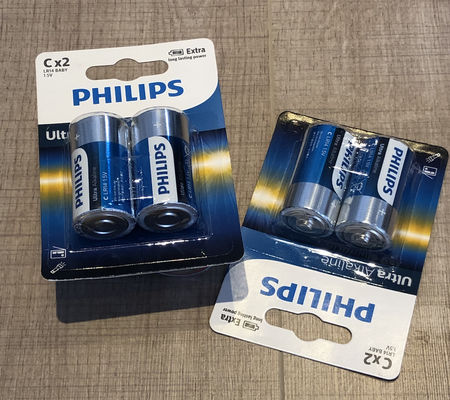 LR14E2B PHILIPS C Size Alkaline Battery For Keyboards MP3 Players