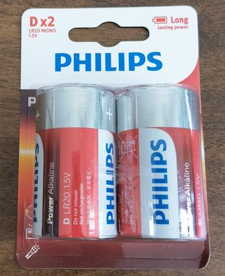 Flashlight Remotes D Alkaline Battery 18000mAh IEC Certification