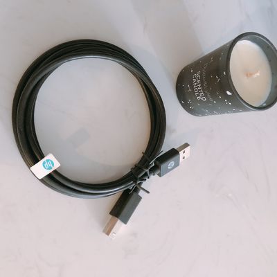 USB A To USB B HP Audio Cables 480Mbps Transfers Speed For V3.0 Printer