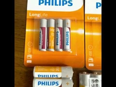 Philips Long Life แบตเตอรี่ซิงค์คาร์บอน AAA ขนาด 2 ก้อน 1170mAh บลิสเตอร์แพ็ค
