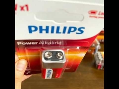 อายุการใช้งานแบตเตอรี่อัลคาไลน์ AA ขนาด 9 โวลต์ของ Philips Power 500mAh สำหรับรถยนต์ไฟฟ้าสำหรับเด็ก