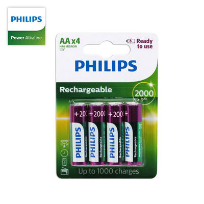 AA Size 2600mah 1.2v NIMH Rechargeable Batteries ROHS Certificate