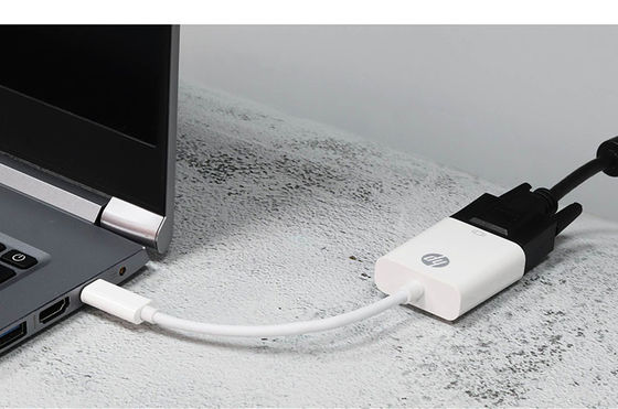 HP Flash Drives USB C Male To VGA Female Adaptor Lightweight Design