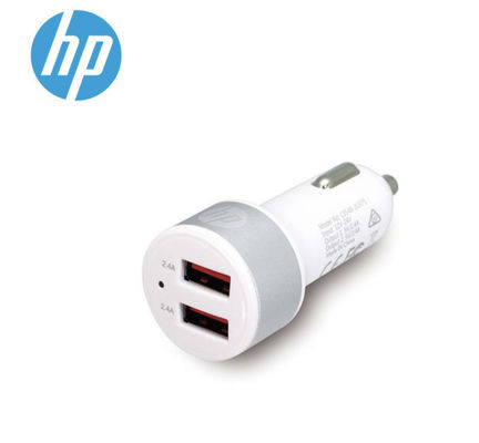 Mobile Phone Fast Charge 2 Port Usb HP Car Charger 24W Super Speed