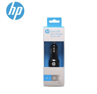 Mobile Phone Fast Charge 2 Port Usb HP Car Charger 24W Super Speed