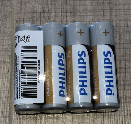 Clocks Controls Philips AA Carbon Battery 1.5V Zinc Chloride Technology