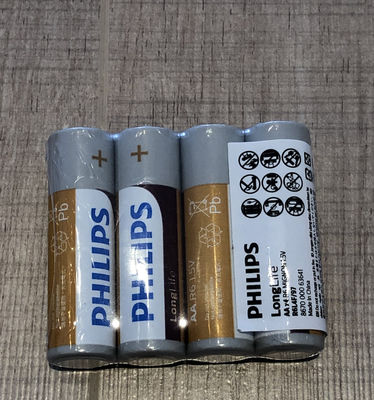 Clocks Controls Philips AA Carbon Battery 1.5V Zinc Chloride Technology
