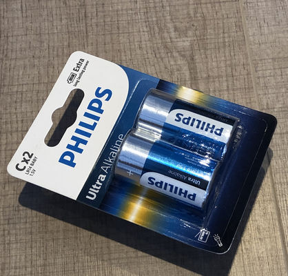 LR14E2B PHILIPS C Size Alkaline Battery For Keyboards MP3 Players