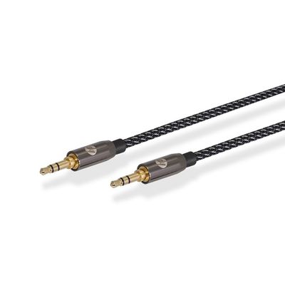 AUX 3.5 Mm To 2rca HP Audio Cables Strength Flexibility For Audio Transfer