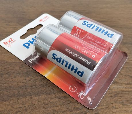 Flashlight Remotes D Alkaline Battery 18000mAh IEC Certification