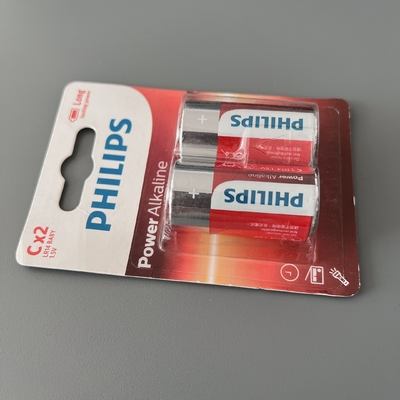 PHILIPS Dry Battery 1.5 V Alkaline Batteries 7500mAh For Flashlight Remotes C Size
