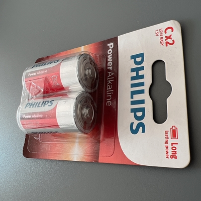 PHILIPS Dry Battery 1.5 V Alkaline Batteries 7500mAh For Flashlight Remotes C Size